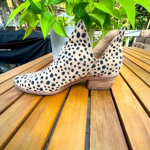 Dolce Vita, size 9, leopard booties